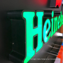 Custom Advertising 3D Front Sign Letter LED  Dimensional 3D Signs led Letter Light Logo Sign